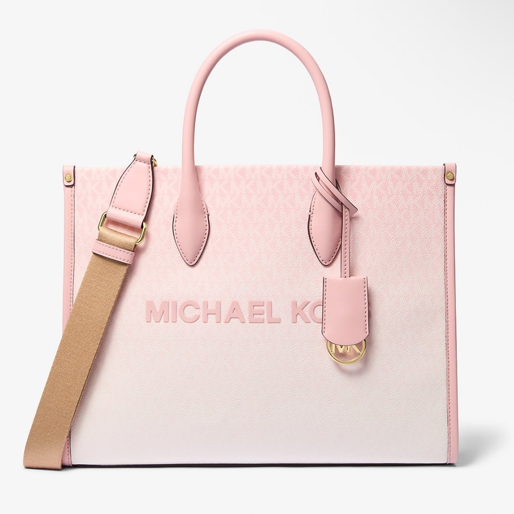 Michael Kors Pink Ombré Logo Small Crossbody Bag in Powder Blush | New MK